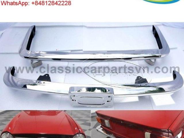 Triumph TR6 (1974-1976) bumpers with front number plate
